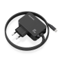 Cargador gan de pared aisens asch-1pd65wl033-bk/ 1xusb tipo-c + cable 1.8m/ 65w