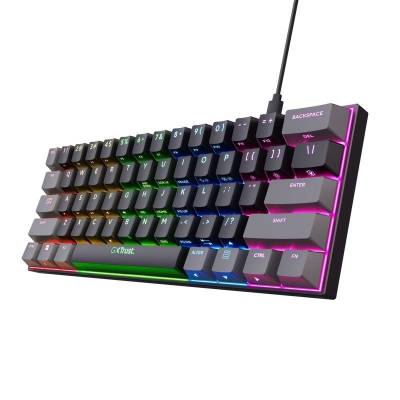 Teclado gaming mecánico trust gaming gxt 867 acira