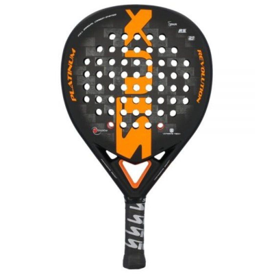 Pala de pádel siux platinum revolution 24k/ negra y naranja