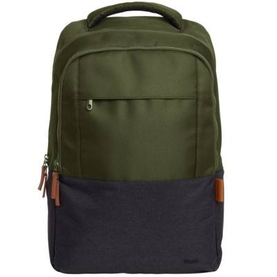 Mochila trust lisboa para portátiles hasta 16'/ verde