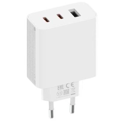 Cargador de pared xiaomi 67w gan charger 2c1a 2xusb tipo-c/ 1xusb/ 67w