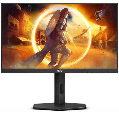 Monitor gaming aoc 24g4x 23.8'/ full hd/ 0.5ms/ 180hz/ ips/ multimedia/ regulable en altura/ negro