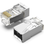 Conector rj45 idar0-100/ cat.5e ftp/ 100 uds