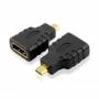 Adaptador 3go amhdmi/ hdmi hembra - micro hdmi macho