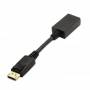 Conversor aisens a125-0134/ displayport macho - hdmi hembra/ 15cm/ negro