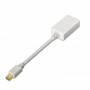 Cable conversor aisens a125-0138/ mini displayport macho - hdmi hembra/ 15cm/ blanco