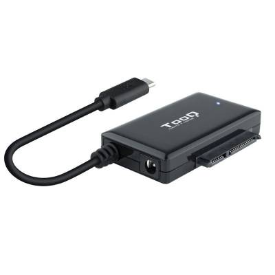 Adaptador para discos duros 2.5'/3.5' tooq tqhda-02c/ usb tipo-c macho - sata