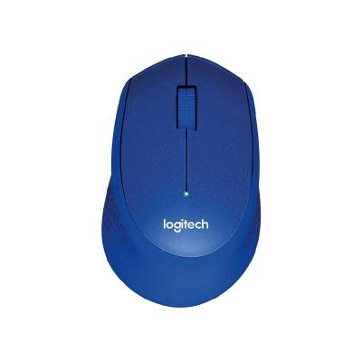 Ratón inalámbrico logitech m330 silent plus/ hasta 1000 dpi/ azul