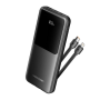 Powerbank 10000mah vention fhob0/ 22.5w/ negra/ incluye cable usb tipo-c y lightning