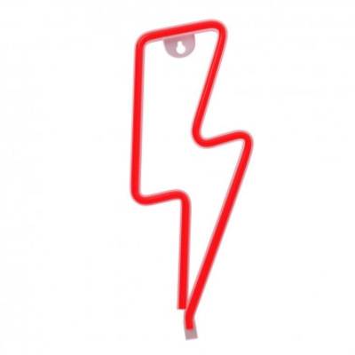 Luz neon forever light neon led bolt red/ funciona a pilas y usb