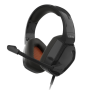 Auriculares gaming con micrófono krom kopa pro/ jack 3.5/ negros