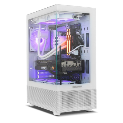 Caja gaming semitorre nox hummer vision/ blanca