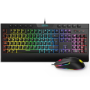 Pack gaming krom kalyos/ teclado rgb + ratón óptico