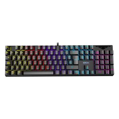 Teclado gaming mecánico krom kasic/ negro