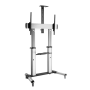 Soporte de suelo inclinable con ruedas fonestar sts-40106p para tv de 60-100'/ hasta 100kg