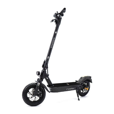 Patinete eléctrico smartgyro k2 pro xl black certificado/ motor 1000w/ ruedas 12'/ 25km/h /autonomía 60km/ negro