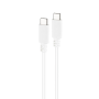 Cable usb 2.0 tipo-c nanocable 10.01.2301-l150-w/ usb tipo-c macho - usb tipo-c macho/ 480mbps/ 1.5m/ blanco