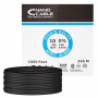 Bobina de cable rj45 para exteriores utp nanocable 10.20.0304-ext-bk cat.5e/ 305m/ impermeable/ negro