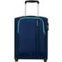 Maleta de cabina american tourister sea seeker upright/ 45x36x20cm/ 2 ruedas/ marino combate