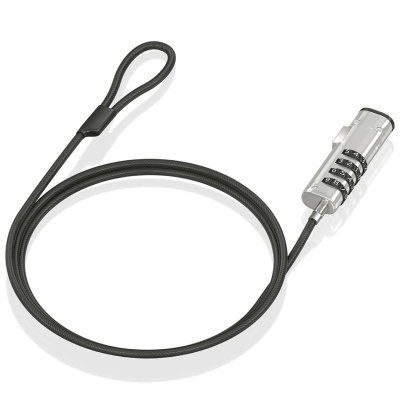 Cable de seguridad tipo nano para portátiles aisens aslk-d50n05-bk/ 1.5m