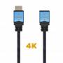 Cable alargador hdmi aisens a120-0454/ hdmi macho - hdmi hembra/ 3m/ negro/ azul