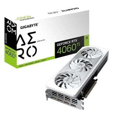 Tarjeta gráfica gigabyte geforce rtx 4060 ti aero oc 8g/ 8gb gddr6