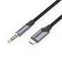 Cable audio vention bdgbh/ microusb macho - jack 3.5 macho/ 2m/ negro