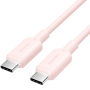 Cable usb 2.0 tipo-c 3a vention trcpf/ usb tipo-c macho - usb tipo-c macho/ hasta 60w/ 480mbps/ 1m/ rosa