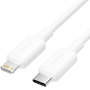 Cable usb 2.0 tipo-c lightning vention lakwf/ usb tipo-c macho - lightning macho/ hasta 27w/ 480mbps/ 1m/ blanco