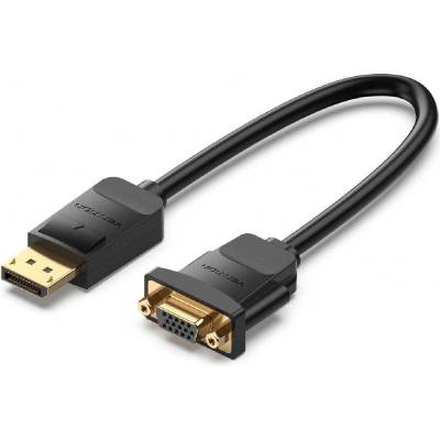 Conversor vention hbsbb/ displayport macho - vga hembra/ 15cm/ negro