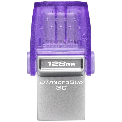 Pendrive 128gb kingston datatraveler microduo 3c usb 3.2