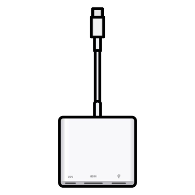 Adaptador usb-c digital av multiport macbook v3 mw5m3zm/a