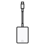 Apple adaptador usb-c a tarjeta sd v2 mw653zm/a