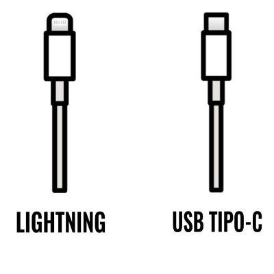 Cable apple usb-c a lightning/ 2m