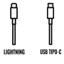 Cable apple usb-c a lightning/ 2m