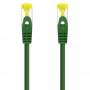 Cable de red rj45 sftp nanocable 10.20.1900-l25-gr cat.6a/ lszh/ 25cm/ verde