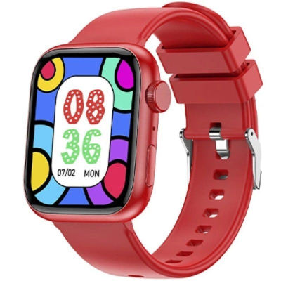 Smartwatch forever igo watch 3 jw-500/ notificaciones/ frecuencia cardíaca/ rojo