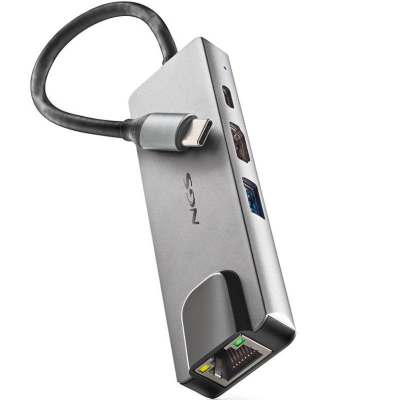 Docking usb tipo-c ngs wonderdock supra/ 1xusb/ 1xusb tipo-c dp/ 1xhdmi/ 1xrj45