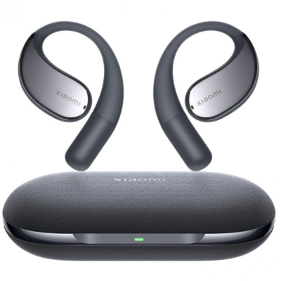 Auriculares bluetooth xiaomi openwear stereo con estuche de carga/ autonomía 7h/ grises