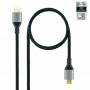 Cable hdmi 2.1 8k nanocable 10.15.8103/ hdmi macho - hdmi macho/ 3m/ certificado/ negro