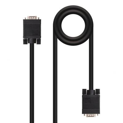 Cable svga nanocable 10.15.1305/ vga macho - vga macho/ 5m/ negro