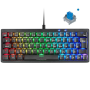 Teclado gaming mecánico mars gaming mkminipro/ switch azul/ negro