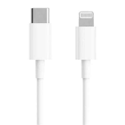 Cable usb 2.0 tipo-c lightning xiaomi bhr4421gl/ usb tipo-c macho - lightning macho/ 1m/ blanco