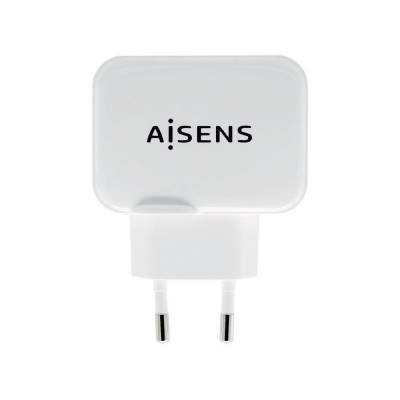 Cargador de pared aisens a110-0439/ 2xusb/ 17w