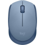 Ratón inalámbrico logitech m171/ hasta 1000 dpi/ gris azulado