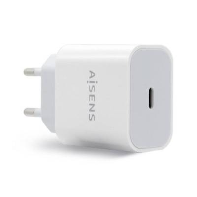 Cargador de pared aisens a110-0537/ 1xusb tipo-c/ 20w