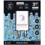 Cargador de pared tech one tech unicornio dream/ 2xusb/ 2.4a/ blanco