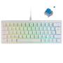 Teclado gaming mecánico mars gaming mkminipro/ switch azul/ blanco