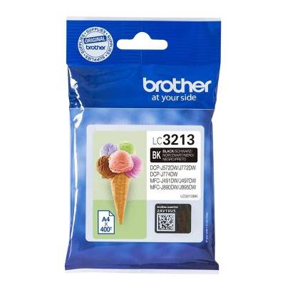 Cartucho de tinta original brother lc-3213/ negro