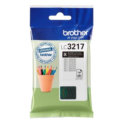 Cartucho de tinta original brother lc-3217bk/ negro